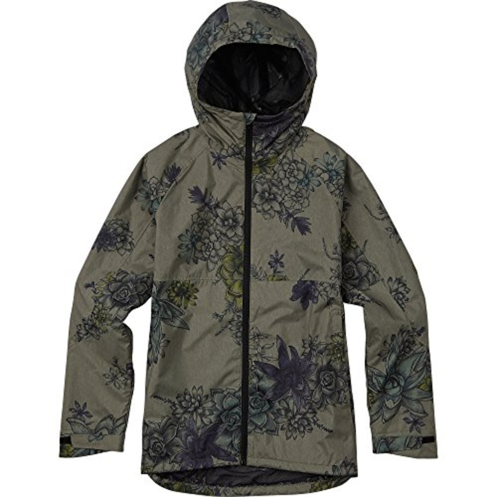 Burton Berkley Succulent print rain jacket
